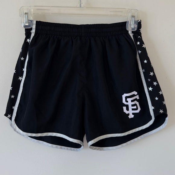 PINK Victoria's Secret Pants - Victoria's Secret Pink San Francisco Giants Stars Athletic Active Shorts MLB